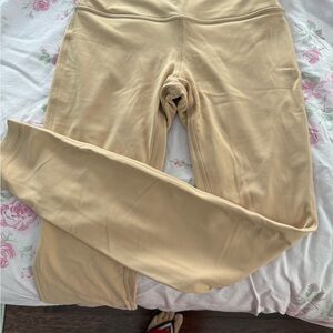 Lululemon Athletica Beige High-Waisted Leggings
